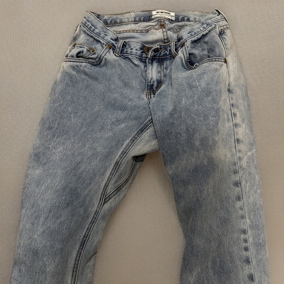 One Teaspoon Lonely Boys Low Waist Drop Crotch and Relaxed Jeans Size 26 - Picture 3 of 9